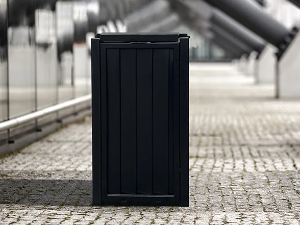 Kosz miejsko-parkowy z pokrywą
 STILO