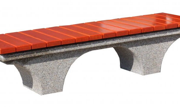 Ławka parkowa betonowa "Arkadia" 77420 (ławki miejskie id: 209)