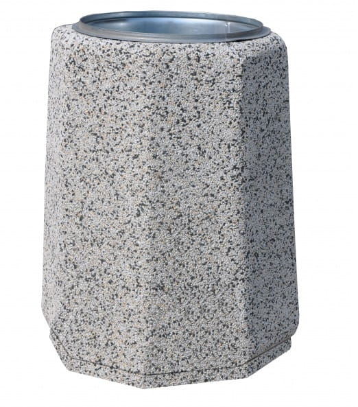 KOSZ BETONOWY 70L OŚMIOKĄTNY 77108B (kosze parkowe)