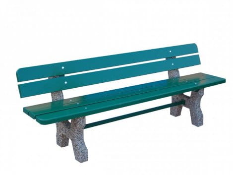 Ławka parkowa betonowa 77405 (ławki miejskie id: 181)