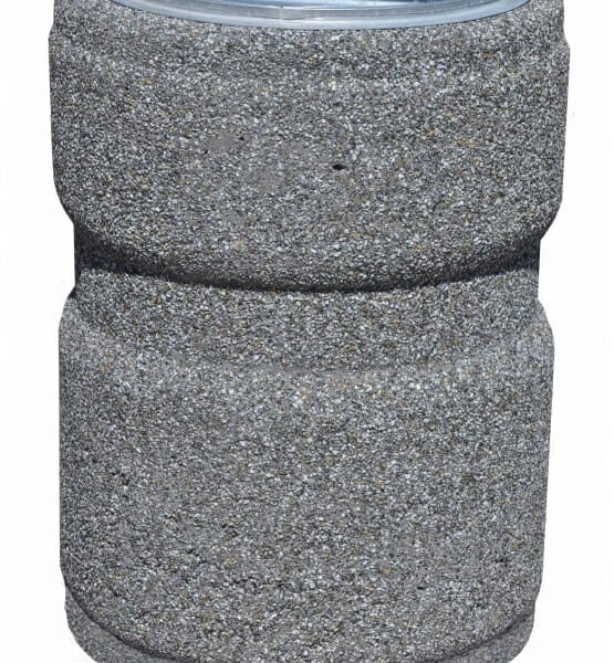 KOSZ BETONOWY 70L Z PASEM 77131 (kosze parkowe)