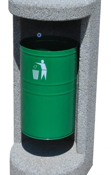 KOSZ BETONOWY 36L PINGWIN III 77137 (kosze parkowe)