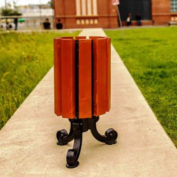 Kosz miejsko-parkowy na śmieci PRAGA