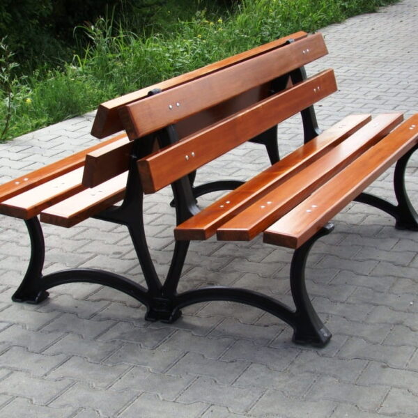 Ławka parkowa Łódzka podwójna