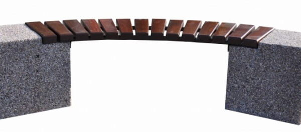 Ławka parkowa betonowa ŁUKOWA 77430 (ławki miejskie id: 472)