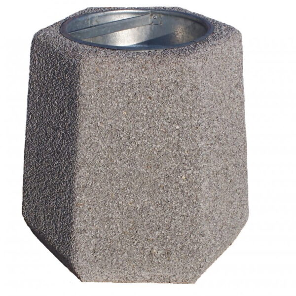 KOSZ BETONOWY 40L SZEŚCIOKĄTNY 77102 (kosze parkowe)