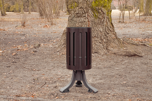 Kosz miejsko-parkowy na śmieci Łódzki II